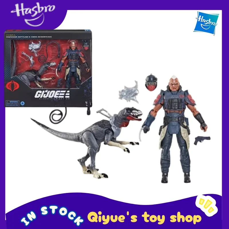 

[In Stock] Hasbro GIJOE Professor Rotclaw Deinonychus Set 6-inch Movable Robot Doll Model Toy Collection Gift