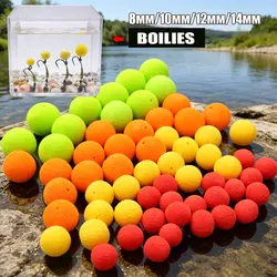 A Box Carp Fishing Boilies Method Feeder Carp Bait Lure Pop Up Hair Rig Floating EVA Foam Ball For Fish Accessories Tackle