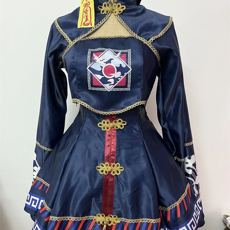 

2025 New loween Anime Cosplay Ancient Costume Zombie Devil Monster eup Dance Women's Ethnic Stage Costume Faion