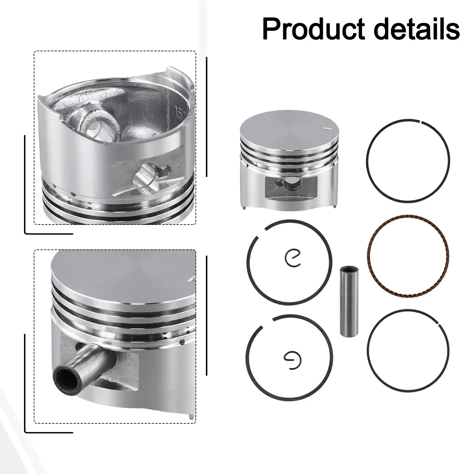 

OEM Specification 52mm Rings Engine Parts Clips Included Comprehensive Kit Designed For Performance For WACKER BELLE