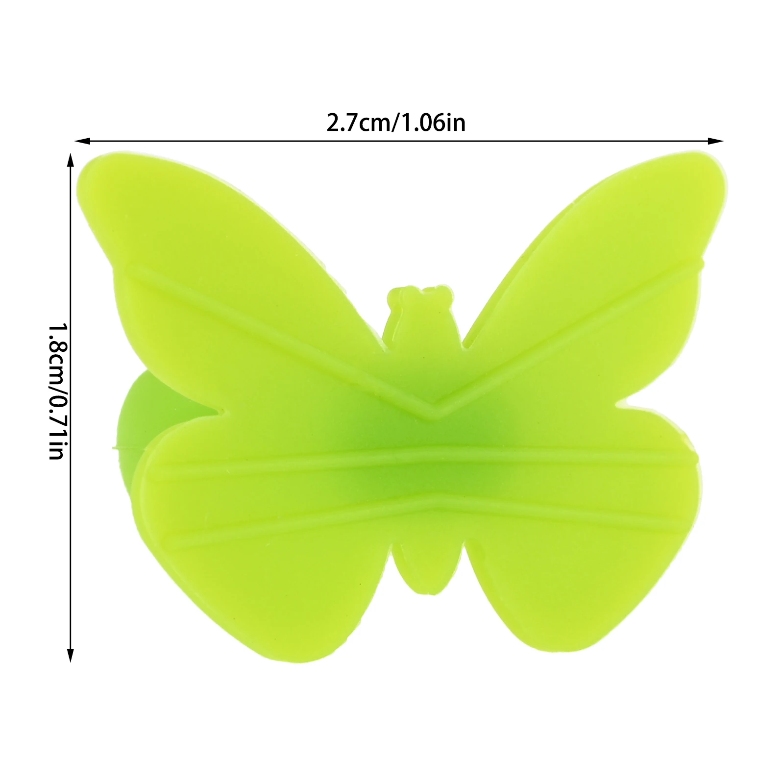 12Pcs/Set Wine Glass Markers Creative Butterfly Shape Silicone Drink Charms Drinking Cup Identifier Sign Mark W/ OPP Bag or Box