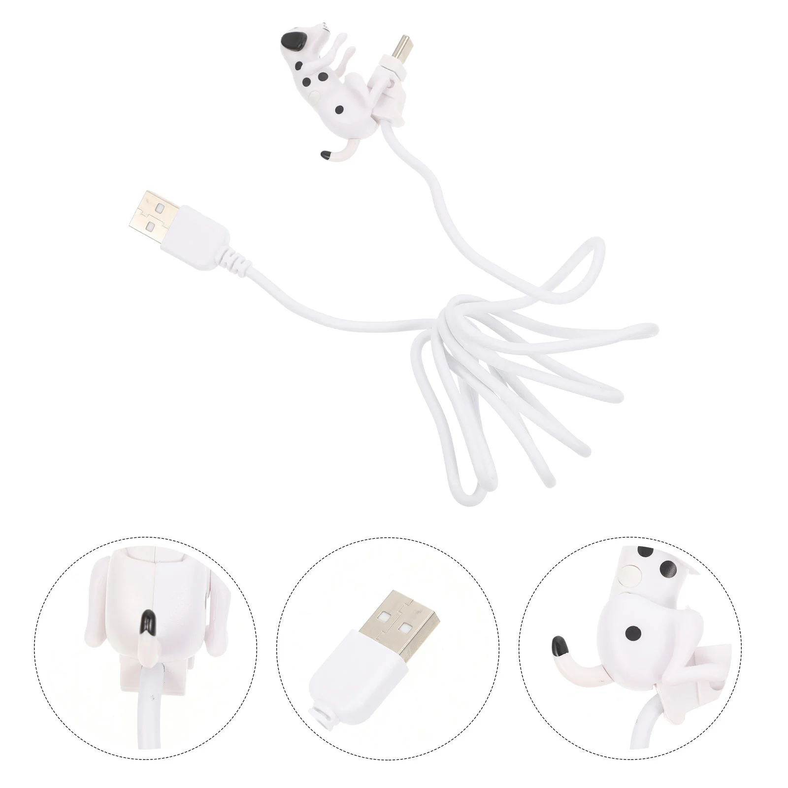 

Casing Creative Puppy Charging Cable The Animal Type-c Interface Data Line Cell Phone Fast Plastic