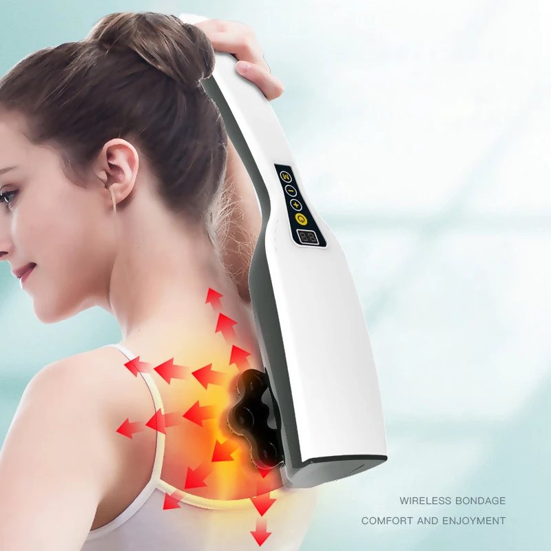 

Wireless Charging Massager Hammer Back Lumbar Vertebra Multi-functional Whole Body Vibration Close-fitting Handheld Massage