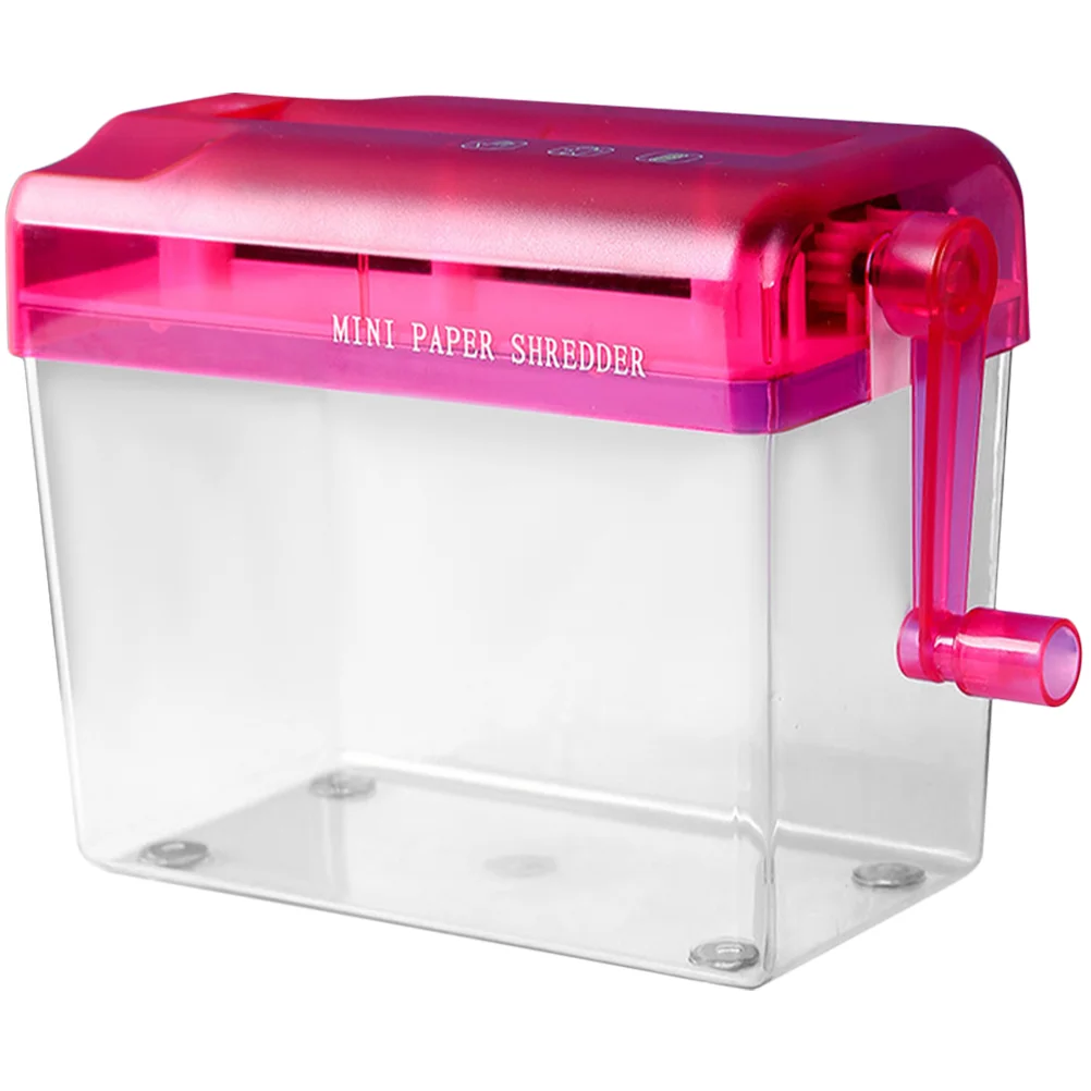 

Manual Shredder Small Bin Diffusers for Home Mini Paper Office Hand Card