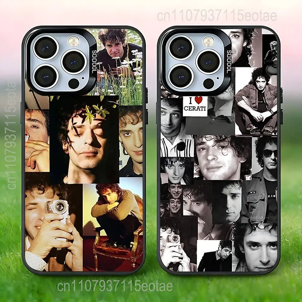 

Singer Gustavo C-Cerati S-Soda-S Phone Case For iPhone 17,16,15,14,13,12,11,Pro,Max,Plus,E,Air,Mini Black Tpu IMD Cover