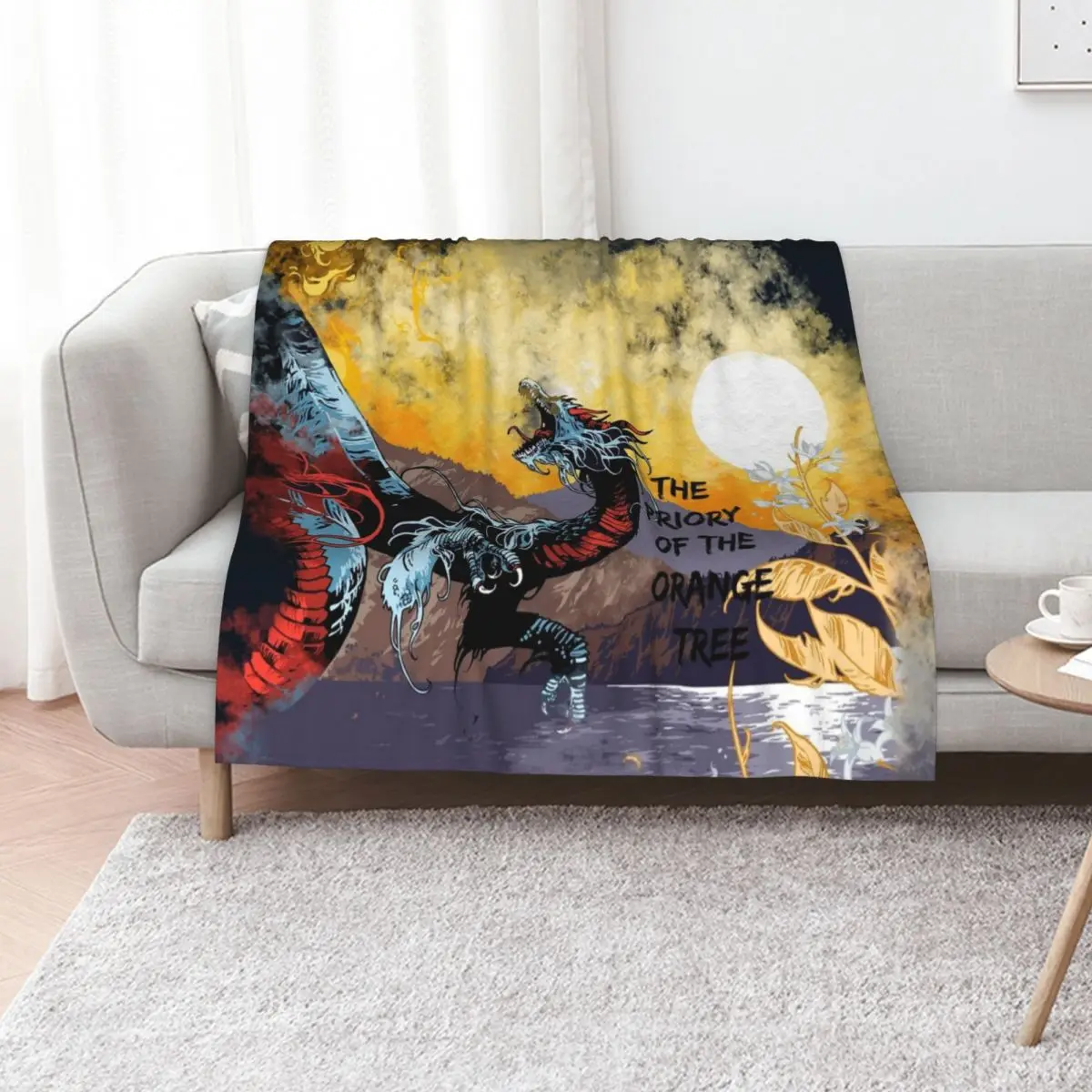 

priory of the orange tree word Throw Blanket Luxury Designer Luxury St Soft Plush Plaid Baby Blankets