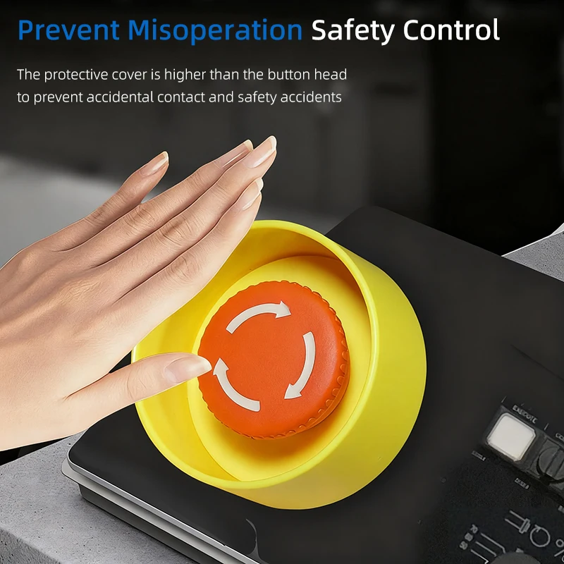 22/25/30/42mm Circular Round Protective Dust Cover Plastic Emergency Stop Push Button Switch Accessory Cap