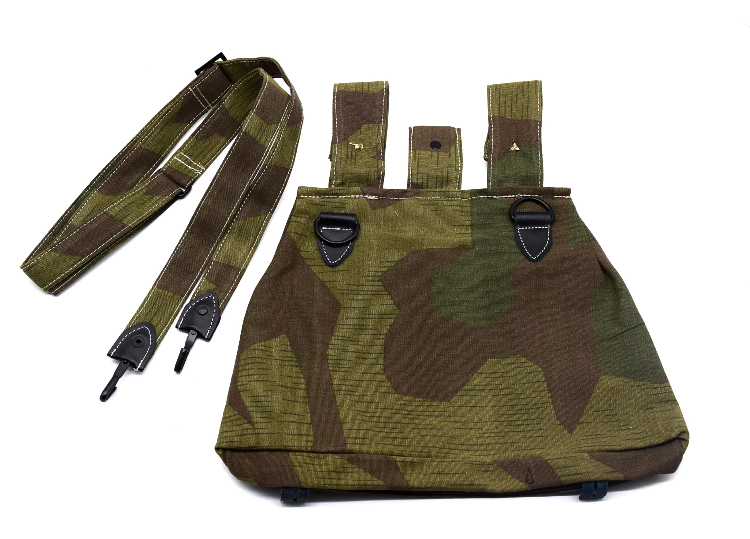 Imagem -02 - Replica de Segunda Guerra Alemão Pão Bolsa com Cinta Splinter-b Camo Cor