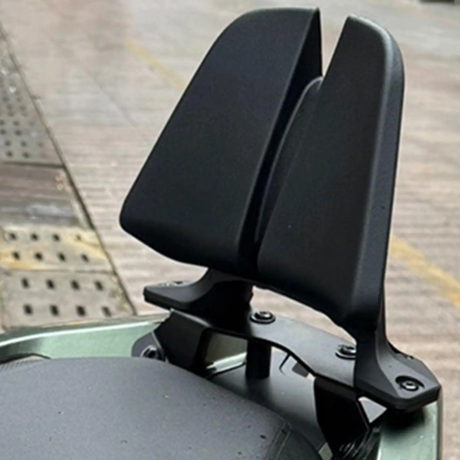 

Motorcycle Rear Backrest Easy Installation Soft Cushion Comfortable Practical Passenger Backrest Multiuse for 368G Supplies