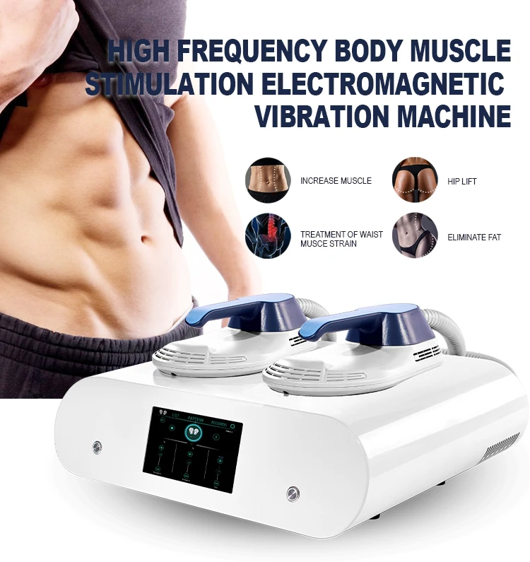 Ems muscle stimulator slimming machine nova rf muscle stimulate vibrate build fat loss burn 17 Tesla 5000W emslim body sculpting