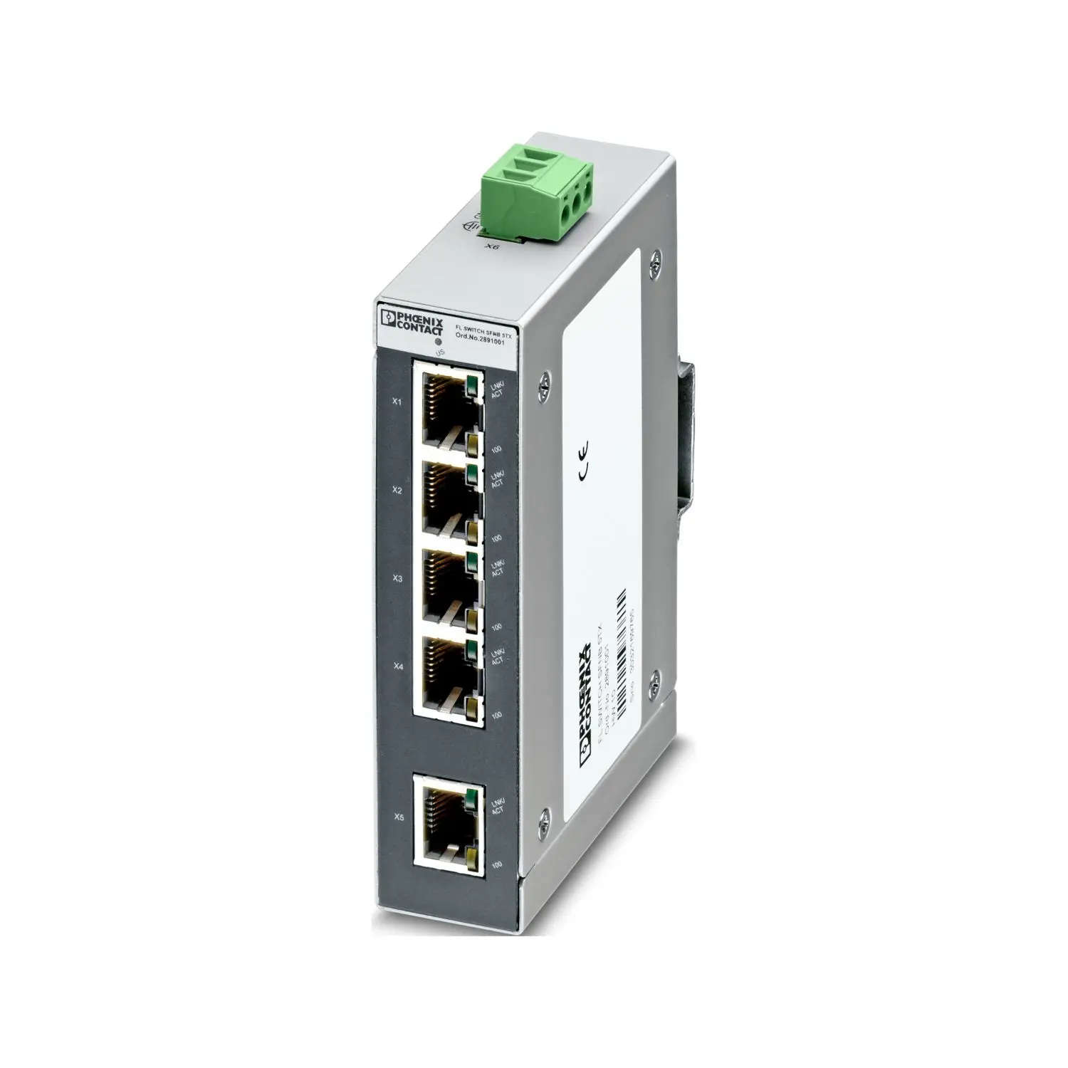 

2891001 FL SWITCH SFNB 5TX Industrial Ethernet Switch