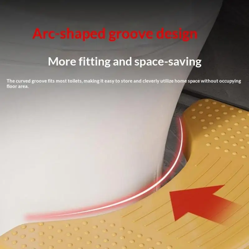 Ergonomic Plastic Toilet Squat Stool Non-Slip Footrest Improves Defecation Posture for Adults Kids Home Use image 3