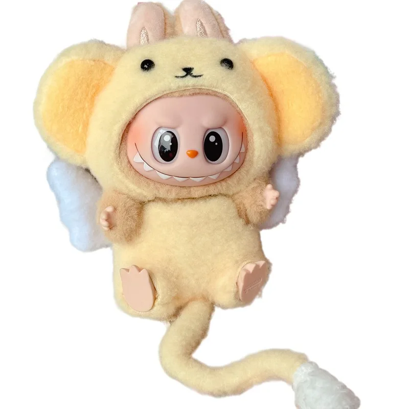 لملابس الأطفال من Labubu، مجموعة ملابس أطفال صغيرة من Ke، قلادة من الفينيل القطيفة، عصرية ومبتكرة، هدية عيد ميلاد للعطلات