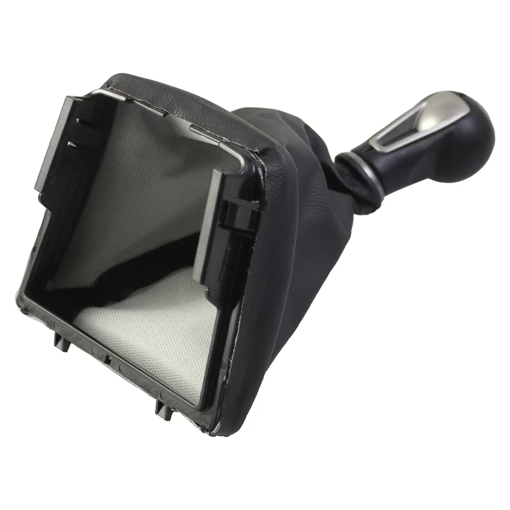  ﻿ 5-6-Gang-Schaltknauf für SEAT IBIZA IV (6J) 2009 2010 2011 2012-2017 mit Schaltsack-Lederbezug Zubehör – Detail 12