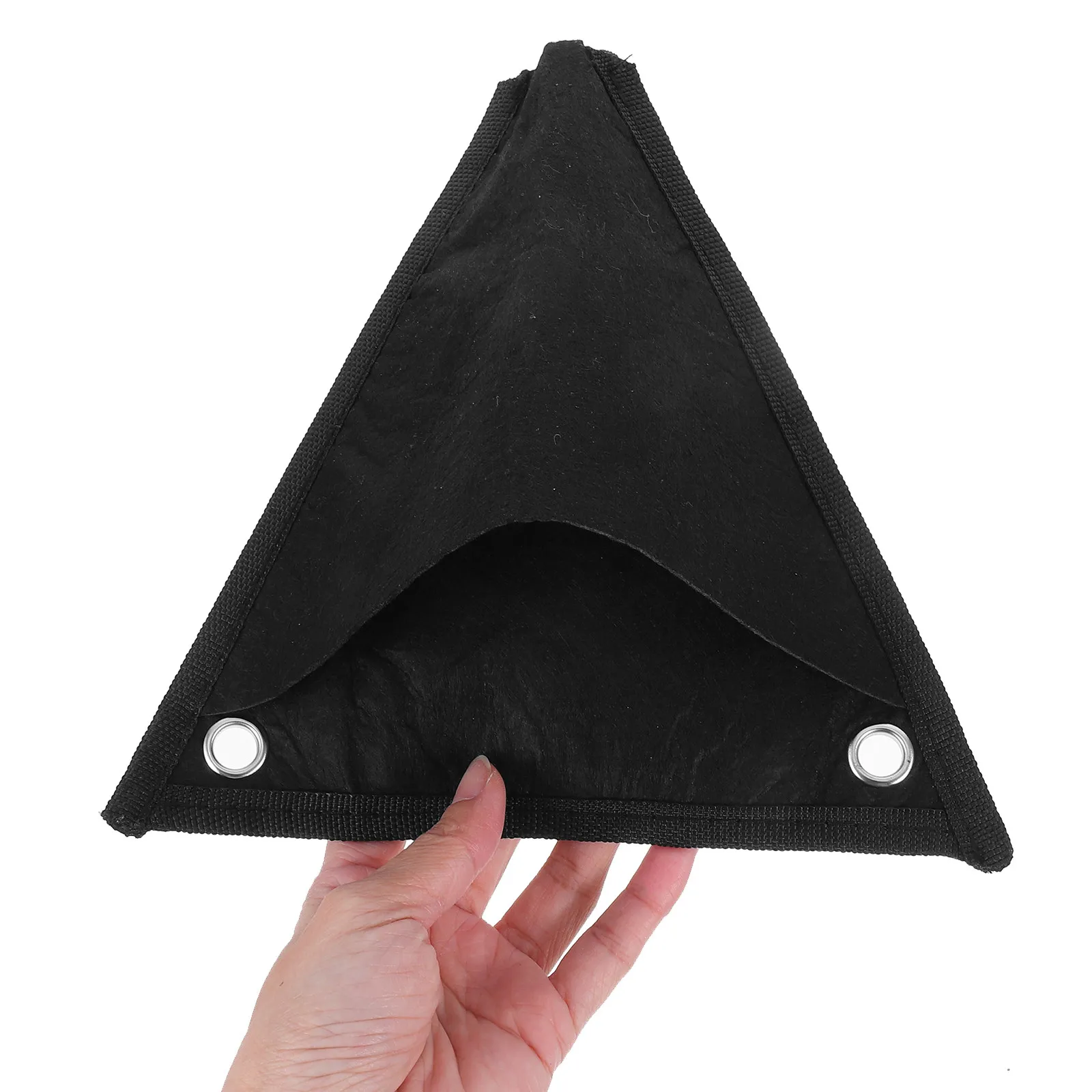 

Настенные кашпо для балконного садоводства, черные треугольные подвесные мешки, экономящие место, для использования в помещении и на улице, вертикальные аксессуары для цветочных садов