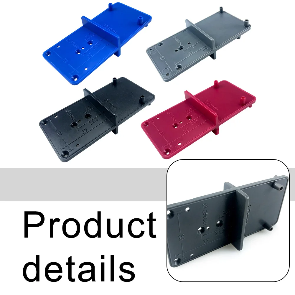 1 個ヒンジドリル穴オープナーロケーター 35 ミリメートル 40 ミリメートル木工位置決めマークツールヒンジ穴掘削ガイド ABS ツール部品