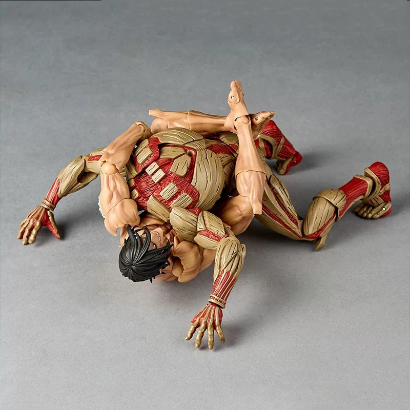 شخصية كايودو هجوم على تيتان ريفولتيك مذهلة ياماغوتشي مدرعة تيتان إرين جايجر شخصيات أنيمي كو نموذج ألعاب هدية