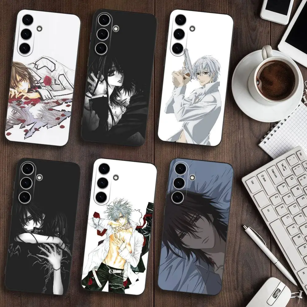

Manga Vampire Knight Phone Case For Samsung Galaxy A73,A72,A71,A70,A53,A52,A51,Soft Black Shell
