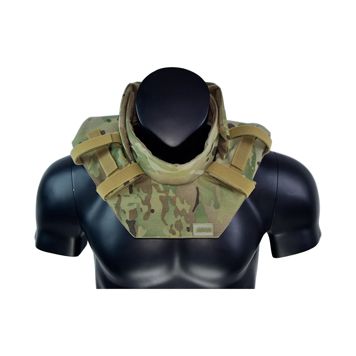 อุปกรณ์ป้องกันคอแบบยุทธวิธี ปลอกคอป้องกัน ป้องกันการกระแทกสำหรับกีฬาแอร์ซอฟต์ อุปกรณ์ป้องกันคอแบบปรับได้ อุปกรณ์เสริมสำหรับเสื้อกั๊กสำหรับการล่าสัตว์ อุปกรณ์ป้องกันคอ