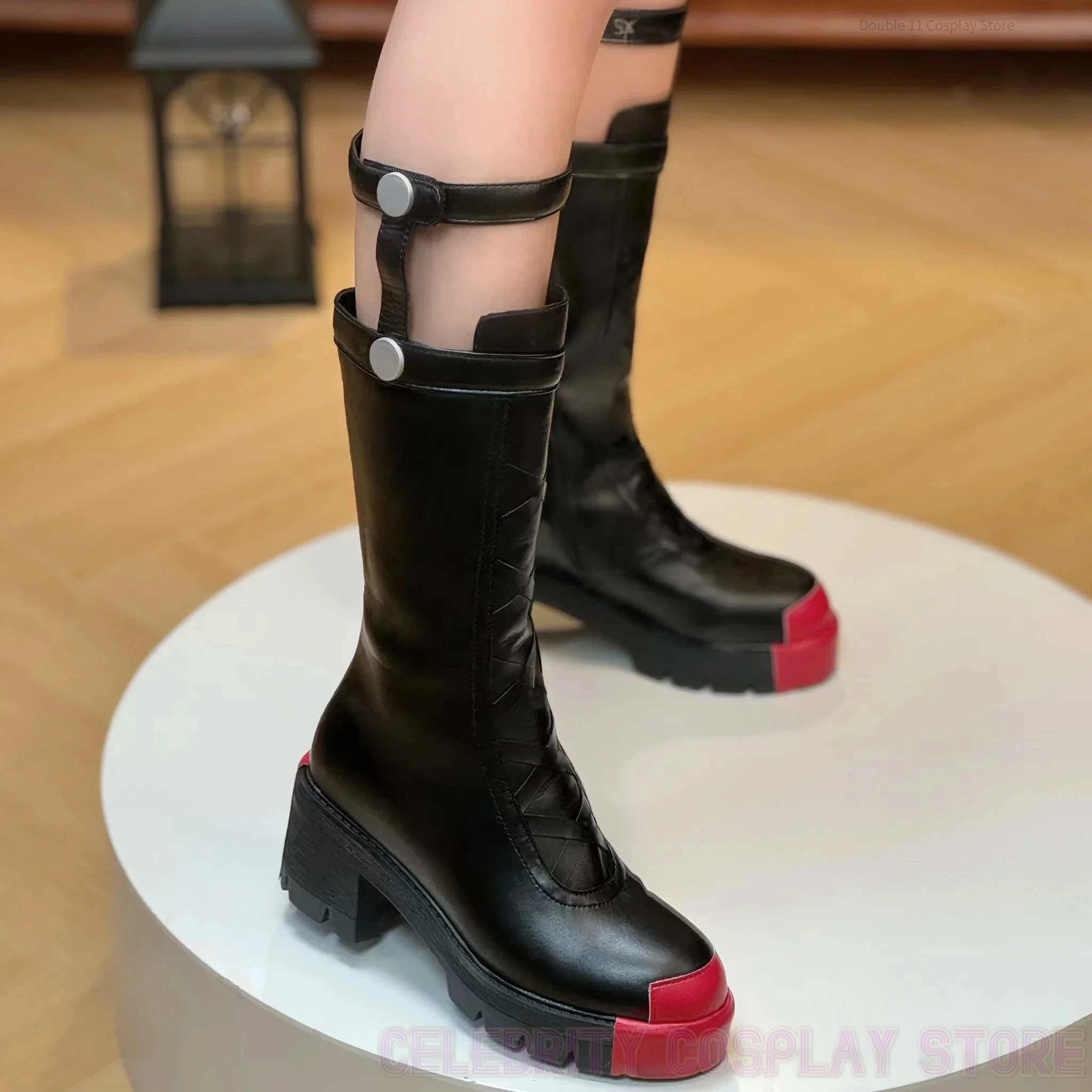 New 2025 Game Zenless Zone Zero Corin Wickes Cosplay PU Leather Shoes Adult Women Shoe Uniform High Heels Boots Halloween Prop