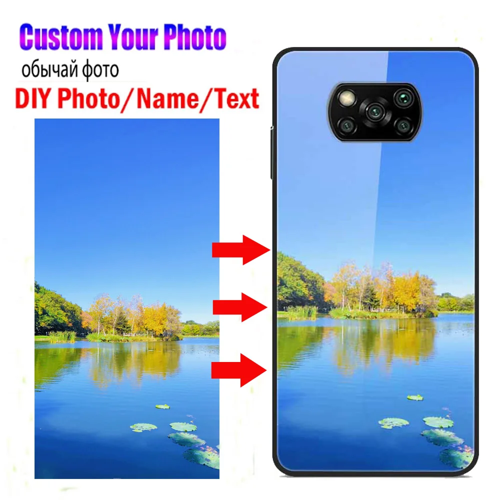 Customized Design Phone Cases for Xiaomi Poco X3 NFC M4 Pro 5G F3 M3 Covers Custom Unique Couple Photo Pictures Mi A3 TPU Funda