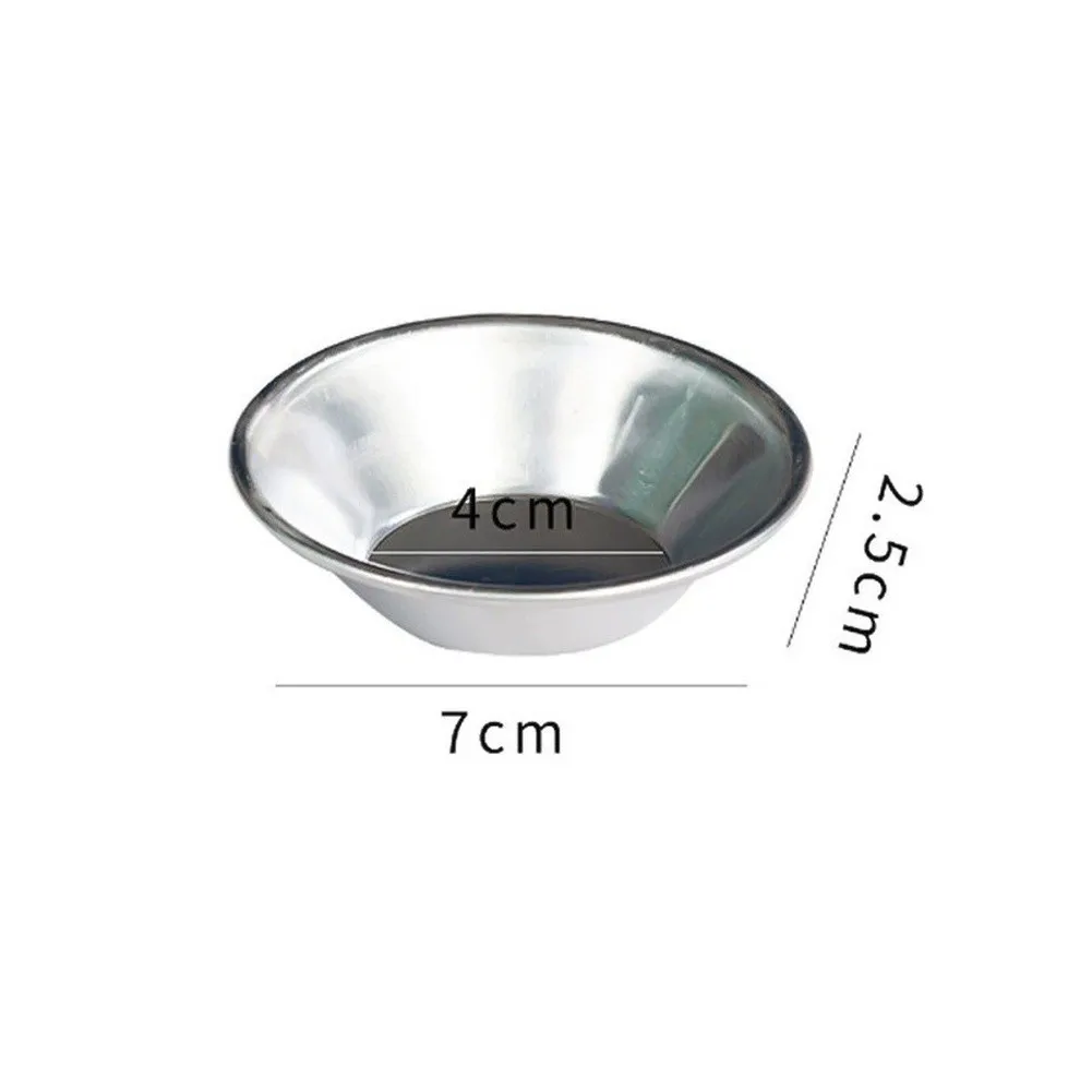 Aluminum Egg Tart For Mold Set 10 Piece for Baking Pudding Tarts with Even Crust Development and Functional For Mold Depth