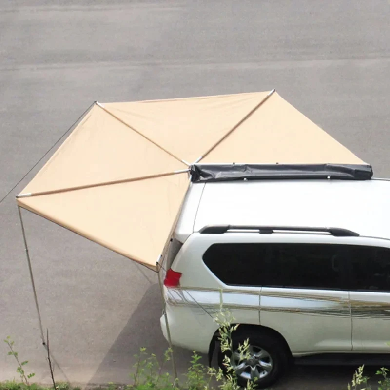 Hot Selling Waterproof 270 Degree Large Car Awning With Side Wall Free Standing For 4X4 Offroad