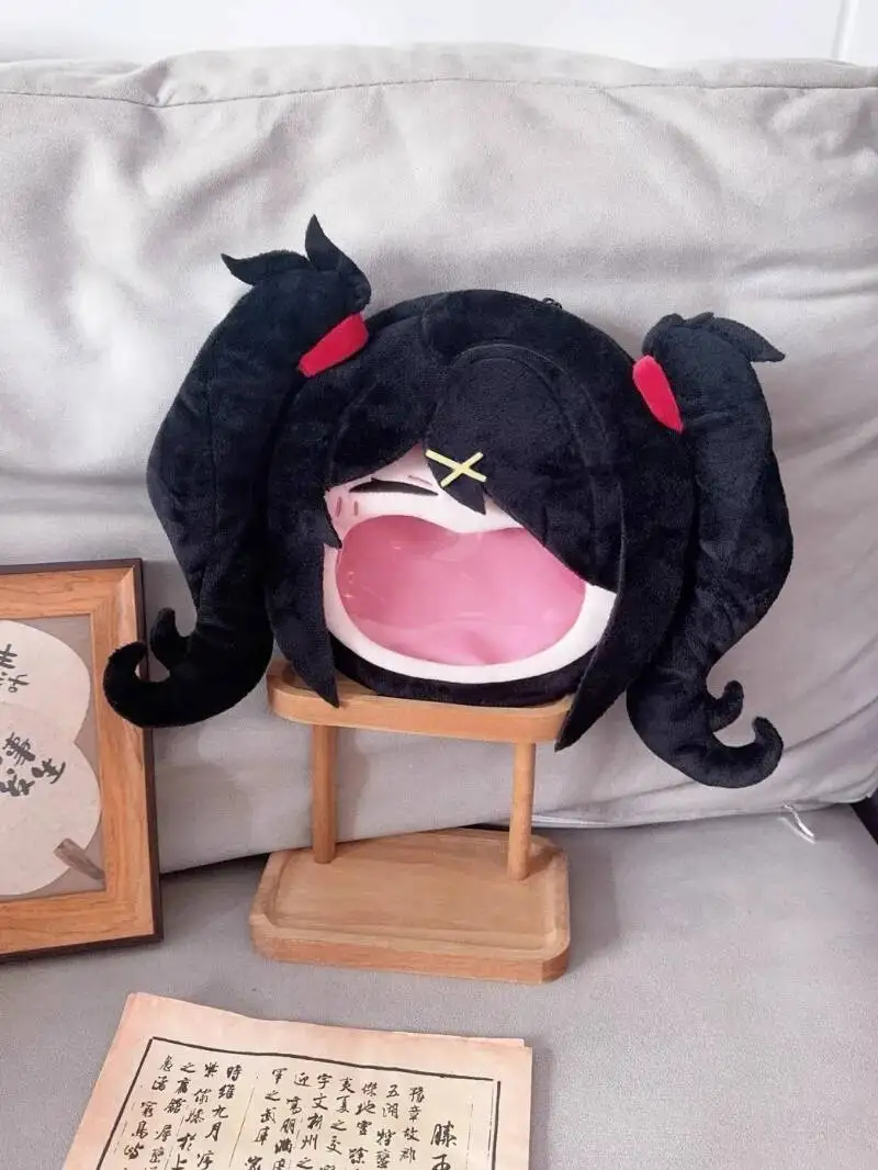 NEEDY GIRL OVERDOSE Cosplay あめちゃん Rain Ame Transparent Campus Student Zipper Cartoon Backpack Messenger Shoulder Bag