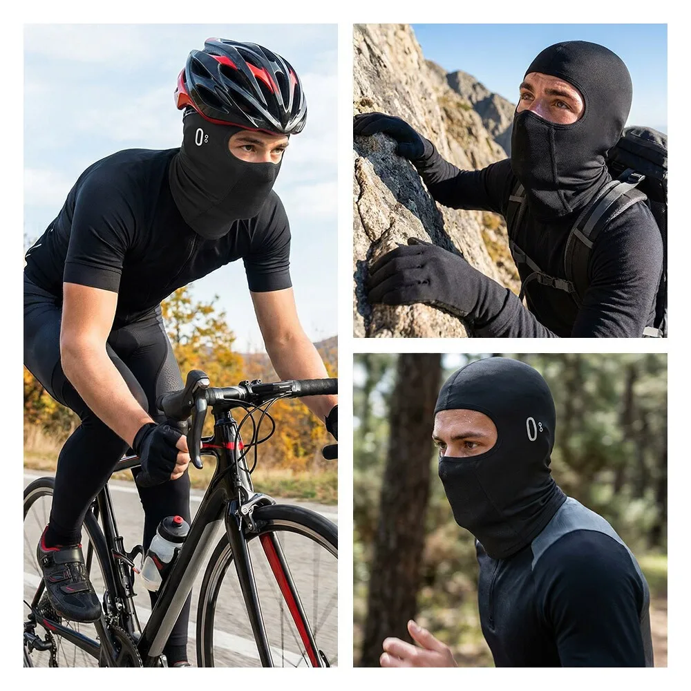 Breathable Quick Dry Balaclava UV Protection Wind Dust Resistant Face Mask Helmet Liner for Outdoor Motorcycle Cycling Sports