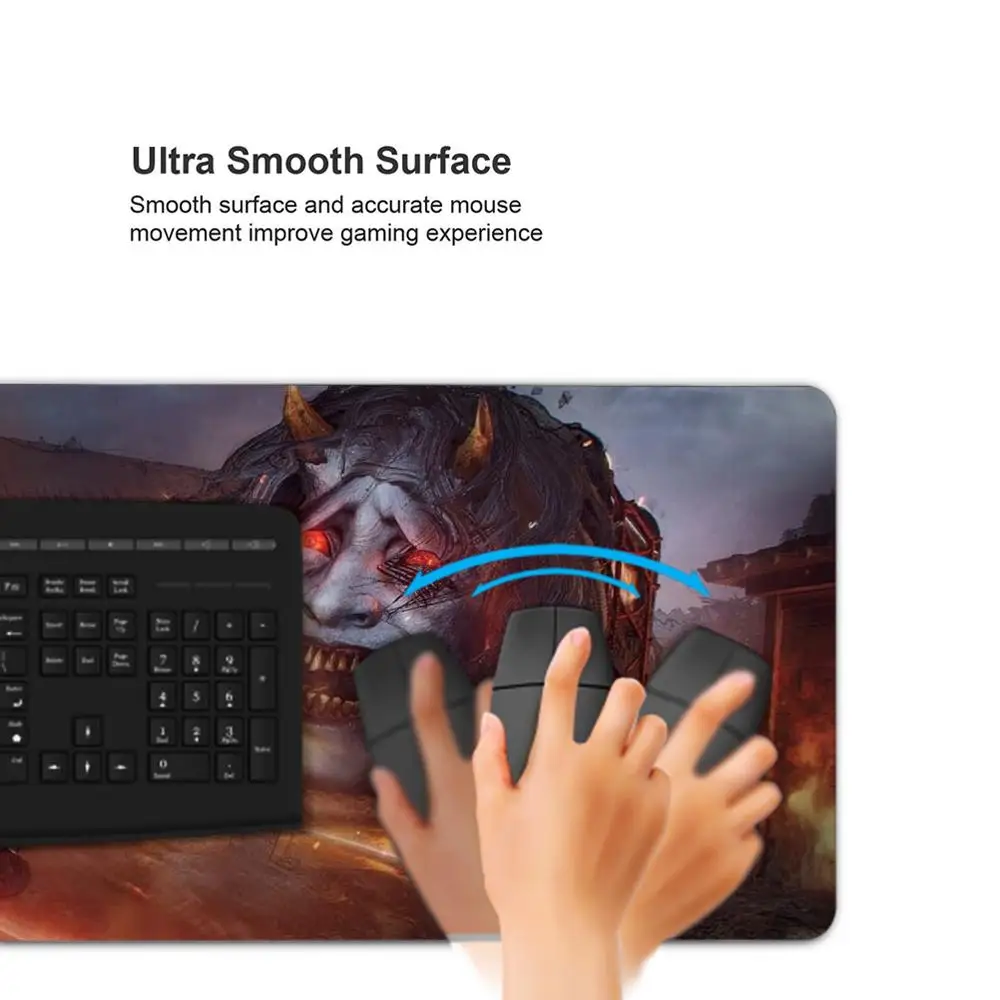 Game NIOH 2 Mouse Pad Large Computer Mousepad Office 1000x500mm XXL Pc Gamer Non-slip Rubber Keyboard Deskmat