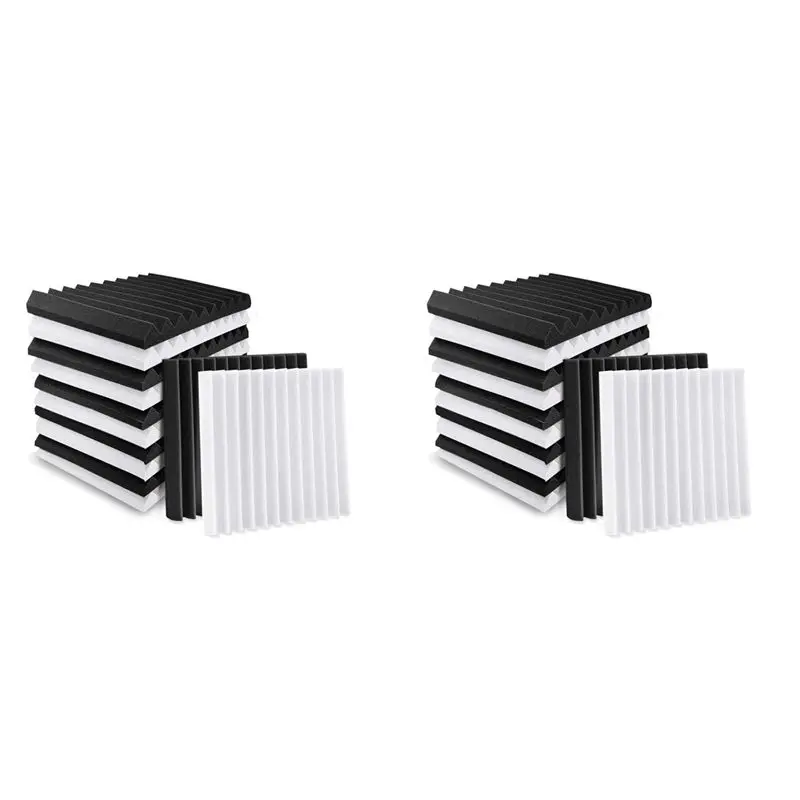 

Акустическая пена CGDS-24Pcs, звукоизоляционные панели, звукопоглощающие клинья для студии, звукопоглощающие плиты для потолка студии, 2,5x30x30 см