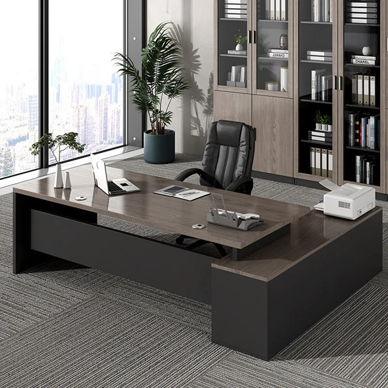 Clear Creative Office Desk Aesthetic Designer Modern Accent Save Space Office Desk Trendy Mesas Escritorio Postmodern Furniture