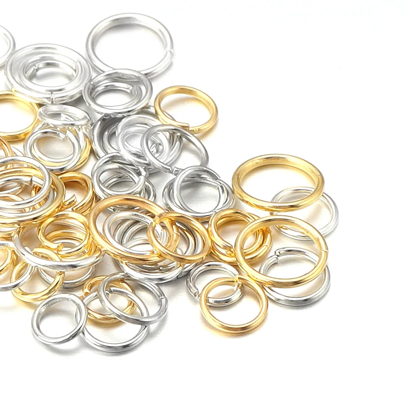 450-1450 teile/schachtel Schmuck Machen Kits Karabinerverschluss Open Jump Ringe End Crimps Perlen Box Sets Handarbeit Armband Halskette erkenntnisse – Detail 10
