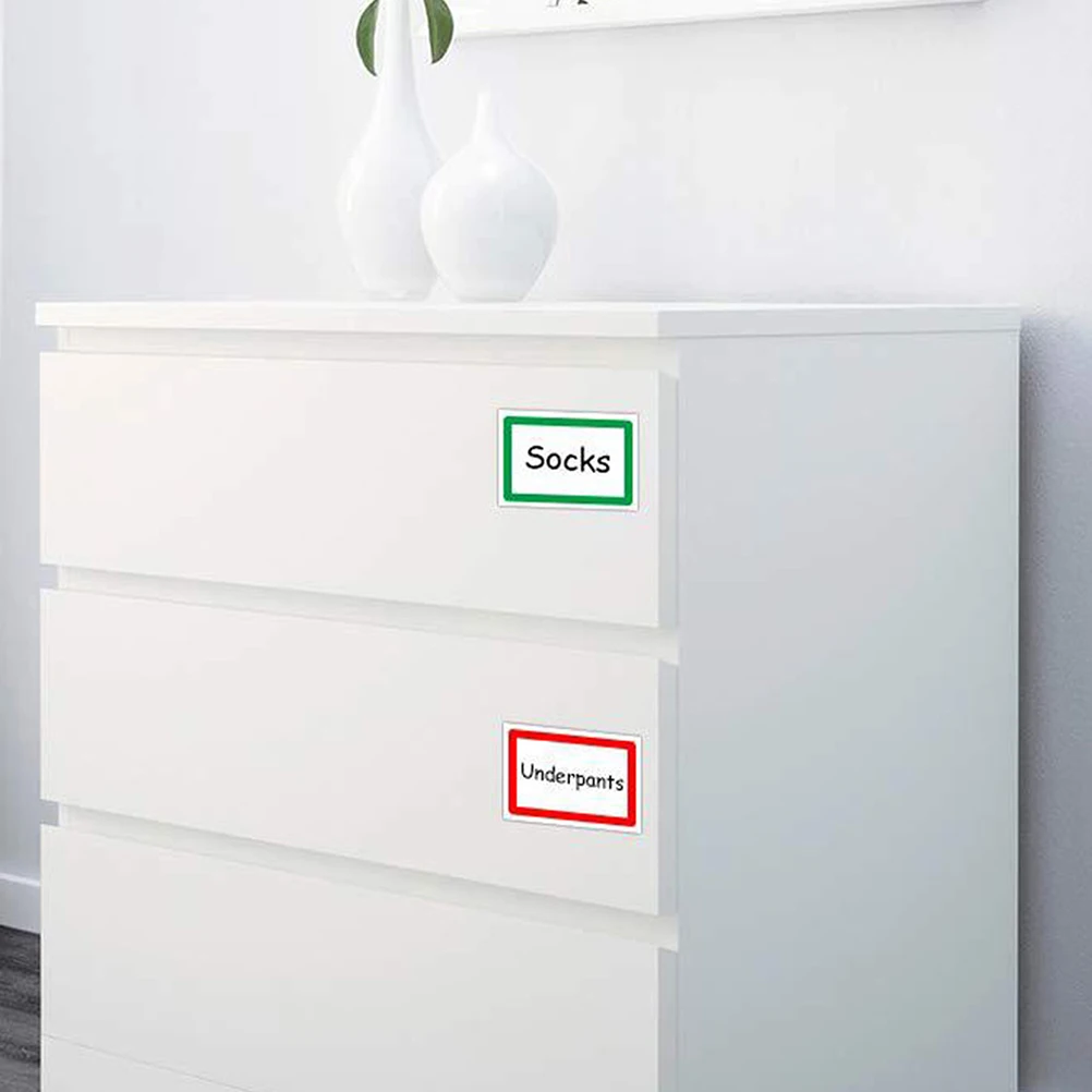 

1 Roll Diy Name Tag Blank Colorful Label Stickers Easy Adhesive Decals Name Mark Stickers Classification Blank Mark