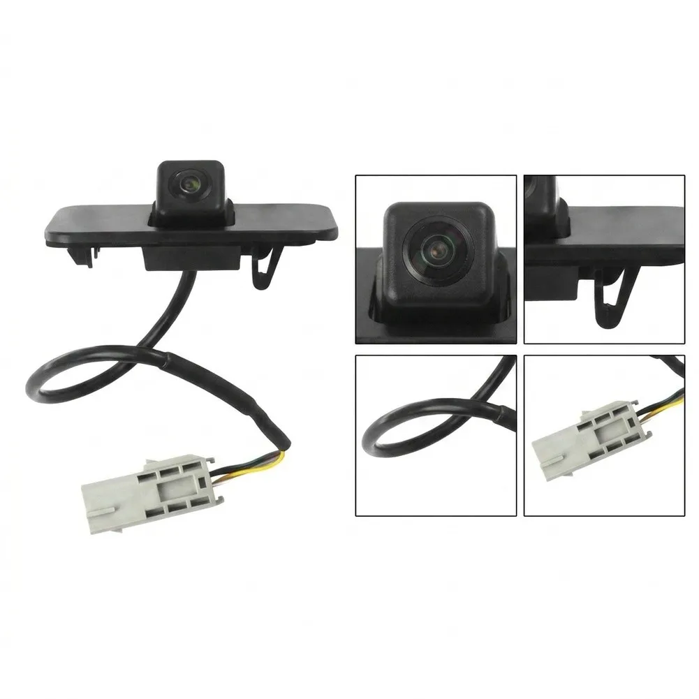 Reverse Camera Rear Backup Camera Direct Replacement Part Weather Resistant Design Black For Safe Reverse Parking