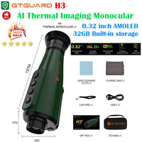 [Genuine]2025Newest GTGUARD H3 AI Thermal Imaging Monocular Super-resolution Best Thermal Camera Handheld IR Night Vision Goggle