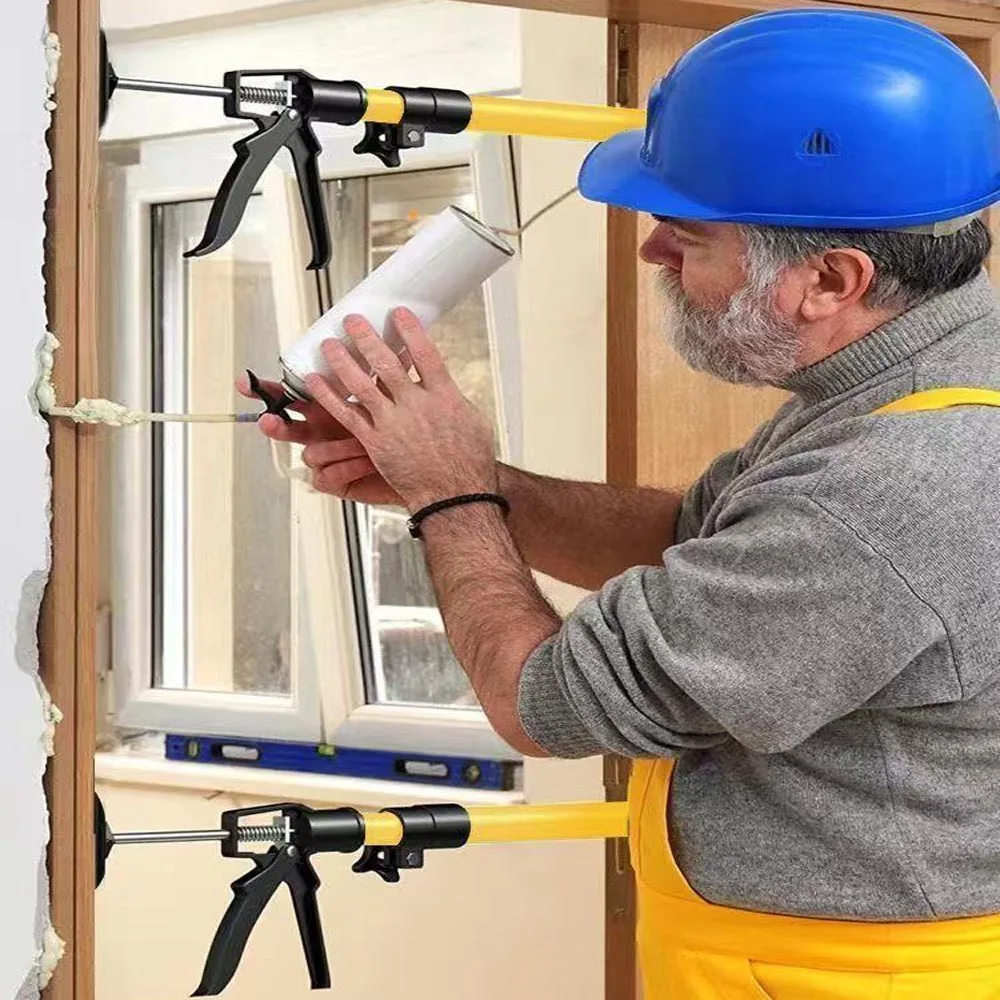 New Labor-Saving Telescopic Steel Support Rod Cabinet Jack Drywall Construction Tool Extensible Non-slip Hand Lifting Jack Tools