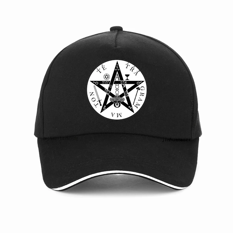 Jewish Tetragrammaton Hebrew Pentagram hat Men colar masculino Baseball Cap Summer Adjustable Snapback hats