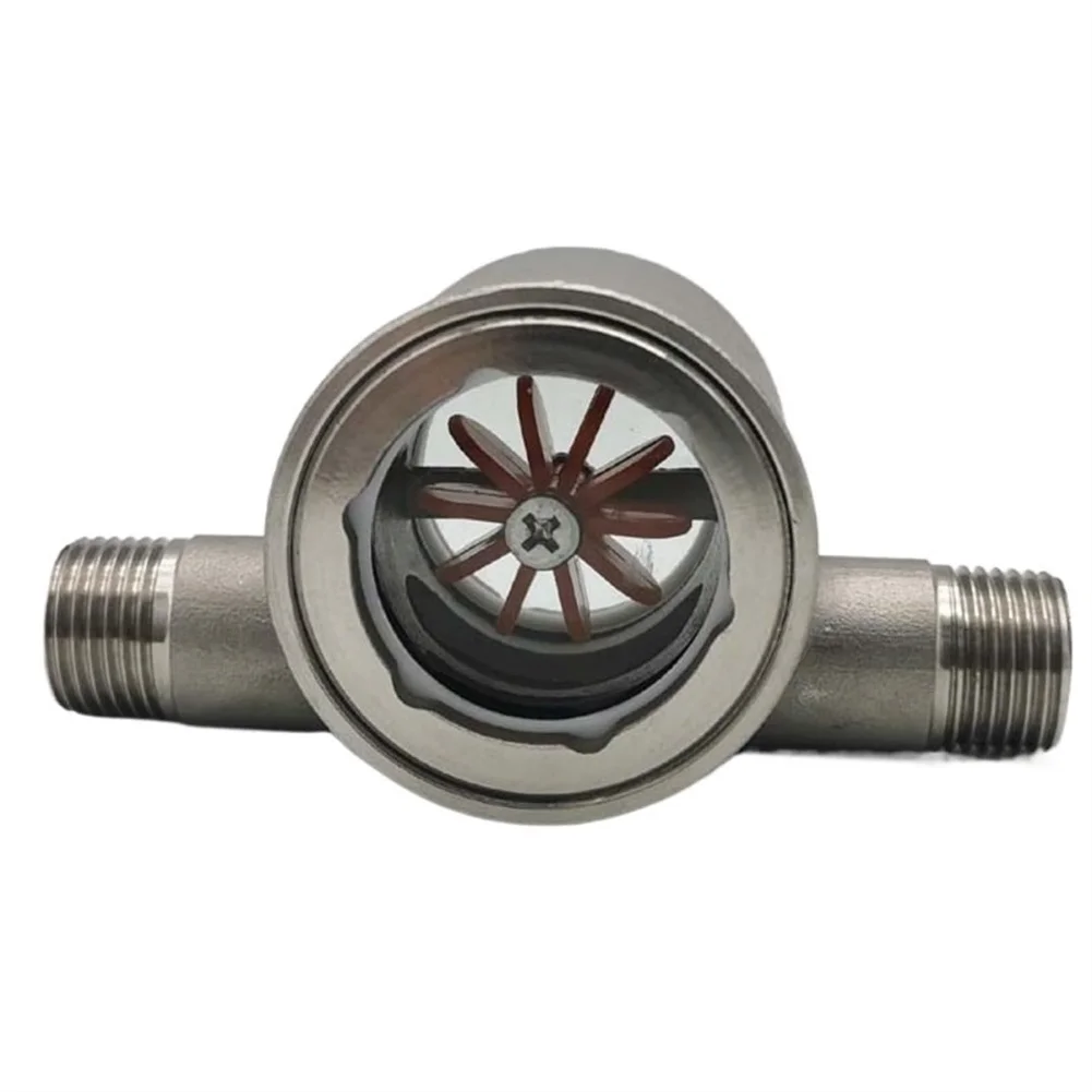 

For Industrial Applications CNC Manufactured Flow Meter 304 Stainless Steel Flow Indicator Flow Rate Detection