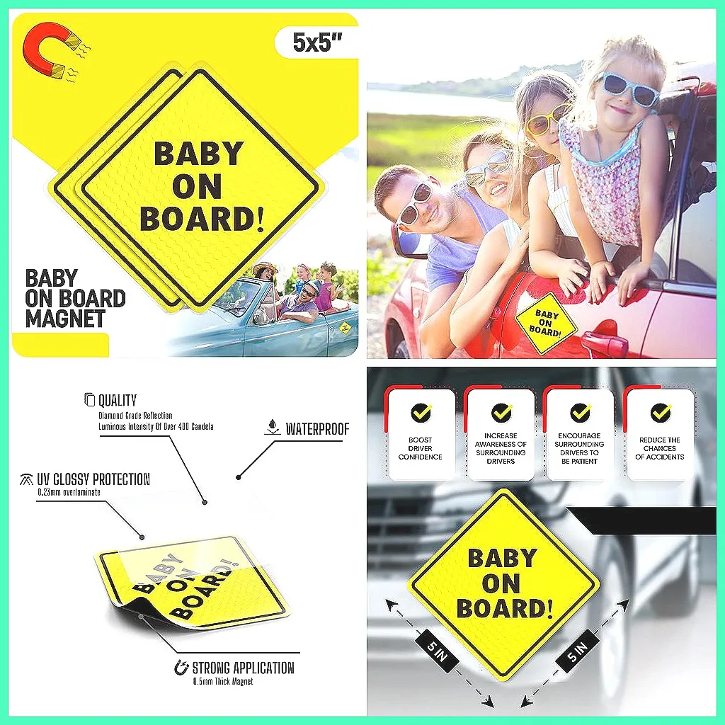 

Магнитная табличка «Дитя в машине», светоотражающая наклейка для окна автомобиля, аксессуары для декора