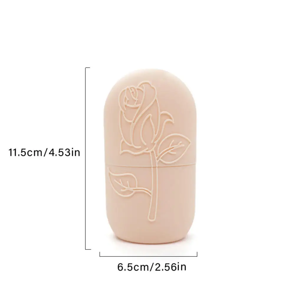 顔と目のためのアイスローラー シリコーンアイスモールド、冷却と顔の肌の引き締め アイスローラー 漏れ防止 再利用可能なフェイシャルケアツール