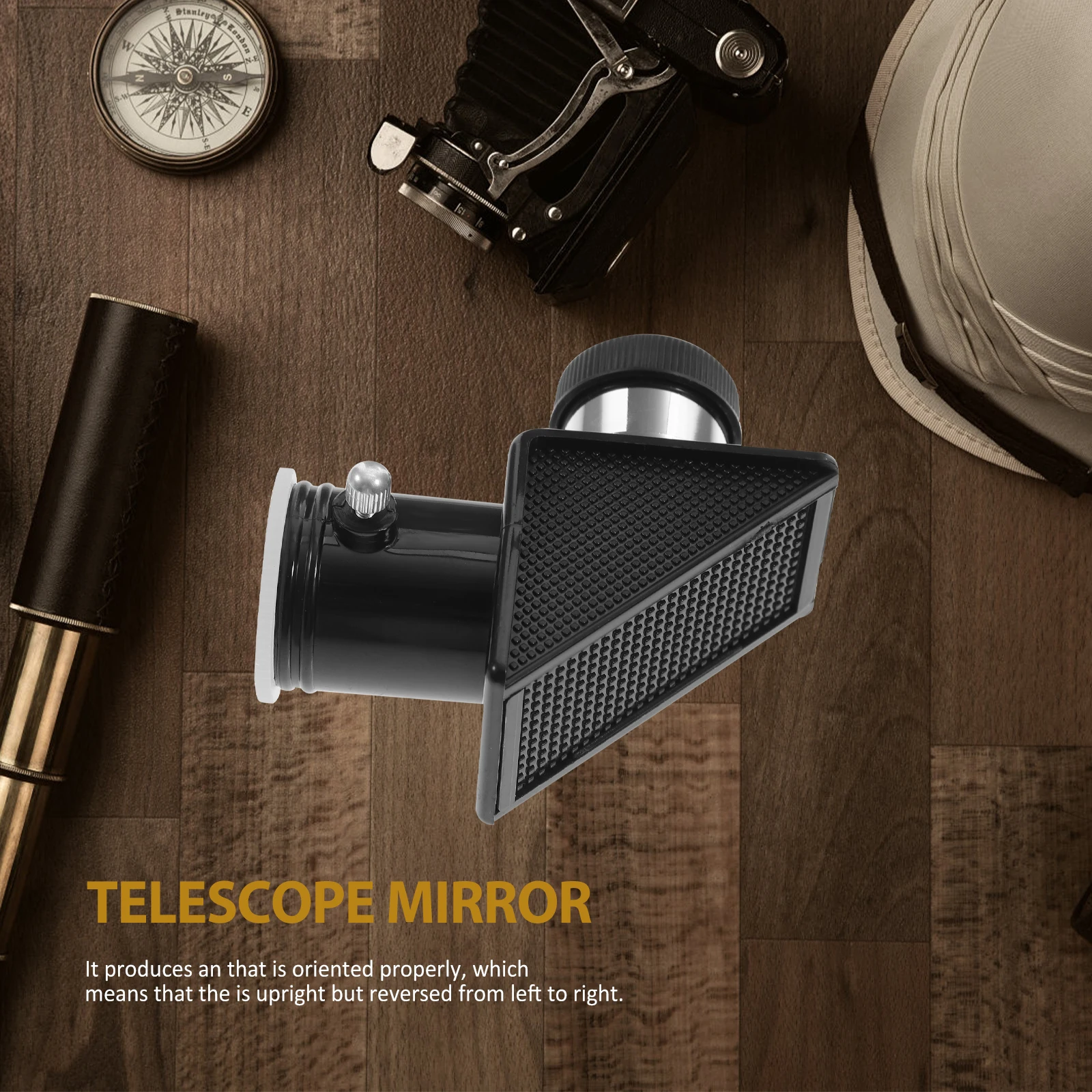 

Erecting Mirror Accessories Diagonal Adapter Telescope Black Plastic for