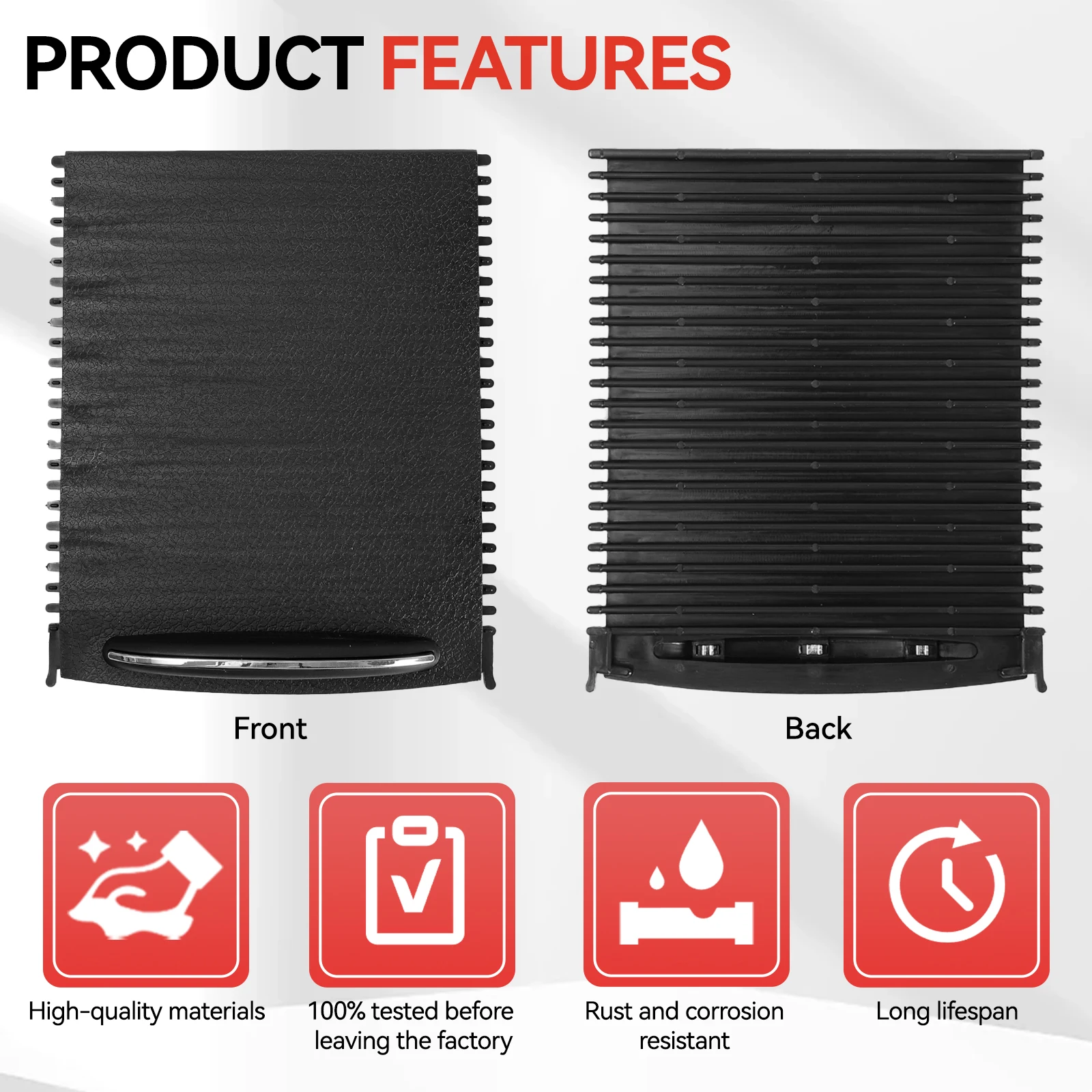 2036800123 سيارة مركز وحدة التحكم انزلاق مصاريع حامل الكأس لوحة المياه غطاء الأسطوانة صالح لمرسيدس بنز C الفئة W203 2000-2007