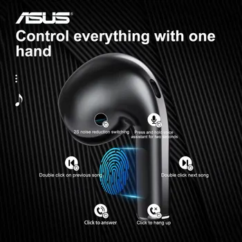 Asus 무선 블루투스 헤드셋, 높은 외관 Ilevel, 매우 긴 내구성, 인이어 AS-UI