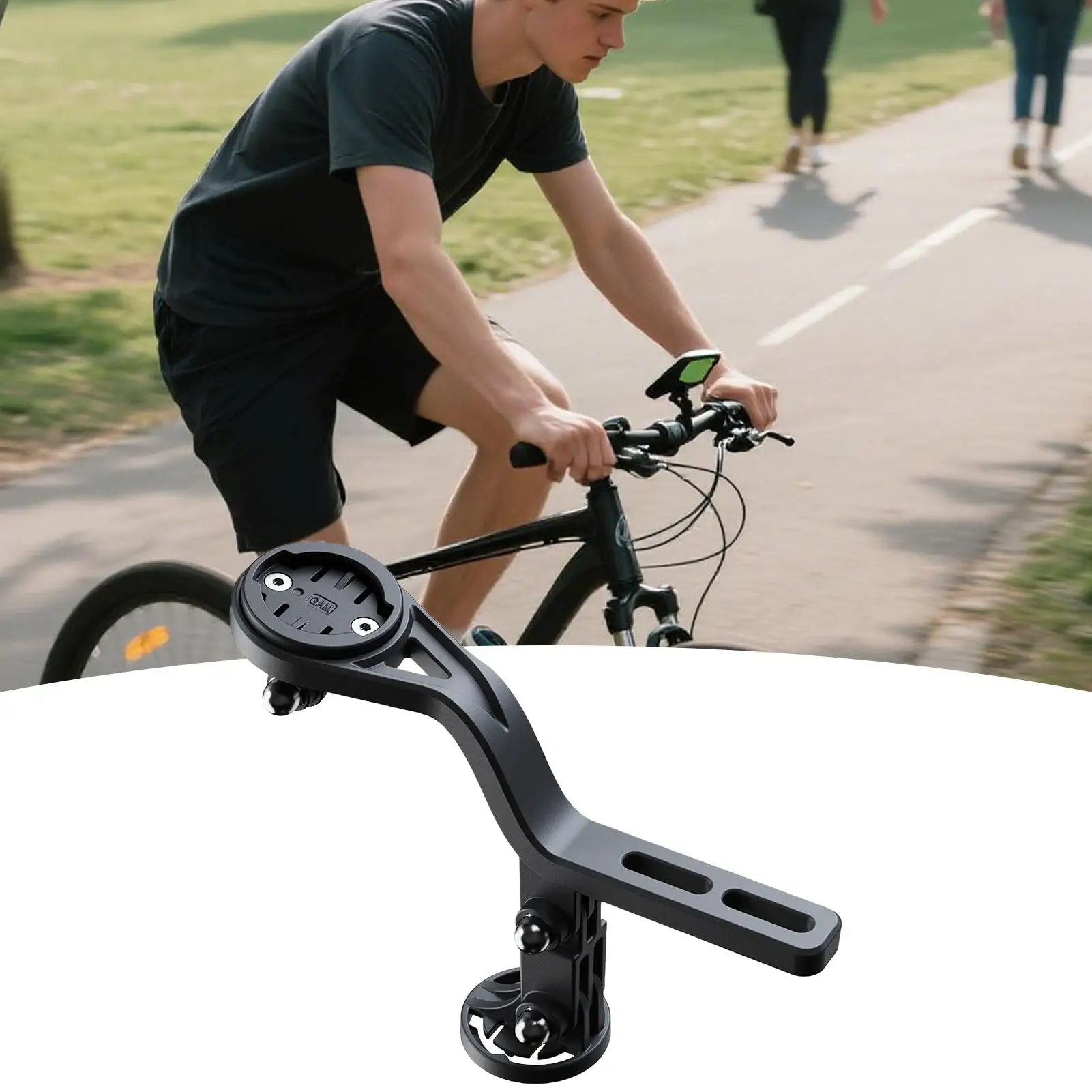 

Bike Handlebar Extender Phone Holder Easy Install Handle Bar Extension For Bike For Lamp Electric Stopwatches Mountain Sports