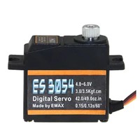 EMAX  ES3053 ES3054 17g Plastic/Metal Analog/Digital Gear Servo for F3A 3D Airplane Model