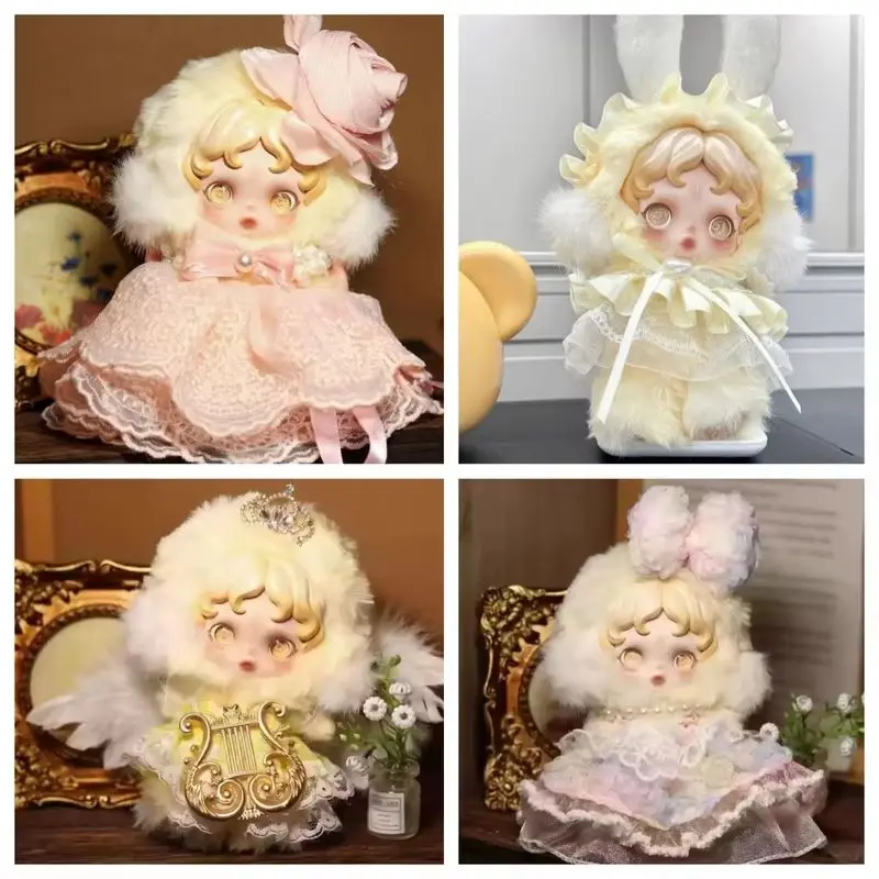 10cm Mini Doll Clothes For Skullpanda V1/V2 L'Impressionnisme Series Clothing Cute Princess Dress Doll Outfit Accessories Gift