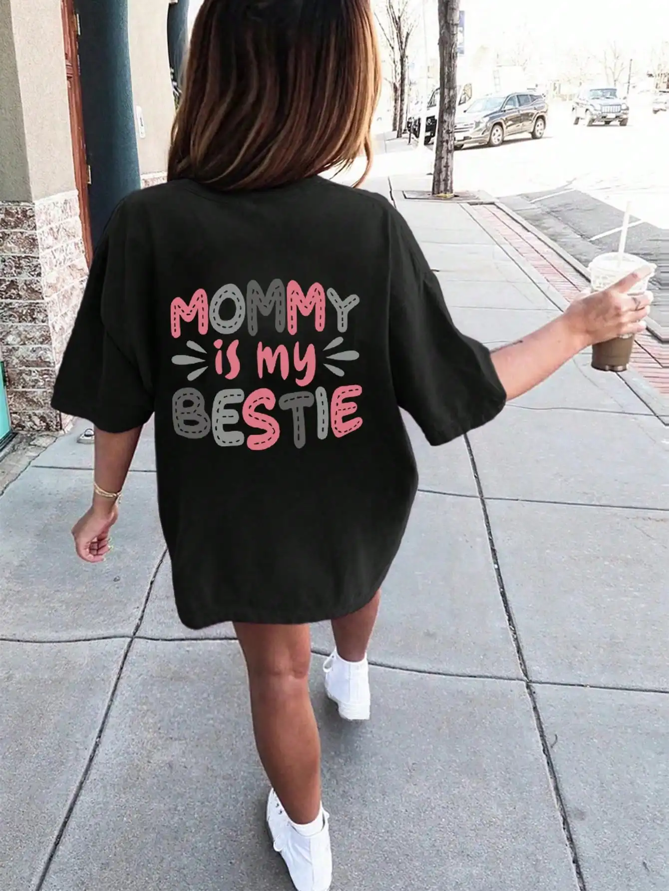 Tween Girl عارضة متعة طباعة طاقم الرقبة قصيرة الأكمام تي شيرت الصيف أعلى قصيرة الأكمام جولة الرقبة عارضة أعلى ملابس الأطفال #3