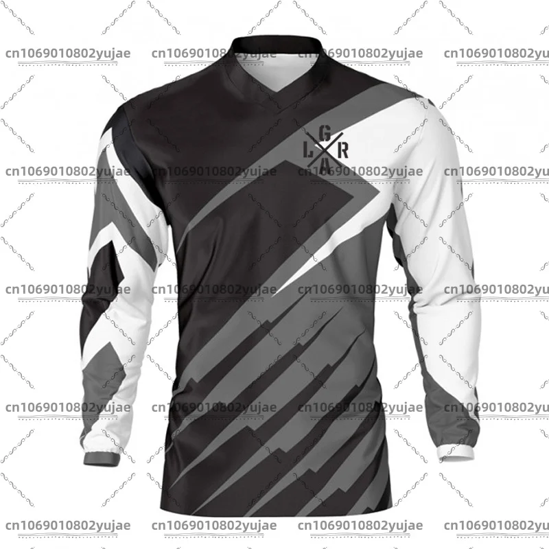 Men's Latest Mountain Bike Loose Rider Jersey BMX Endurance MTB Shirt Men's Bike Jersey Breathable Speed ​​Dry