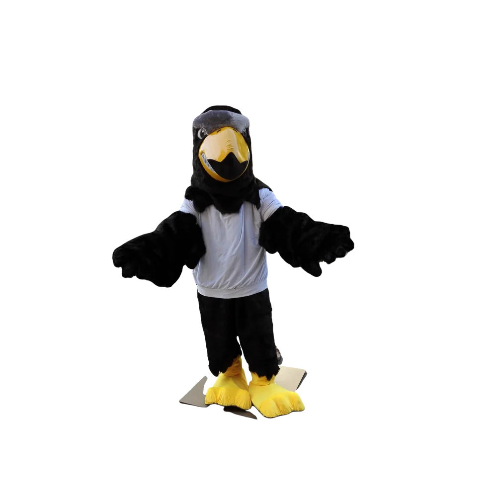 Costume de mascotte d'aigle noir, costume fantaisie personnalisé, kit de cosplay anime, robe fantaisie à thème de mascotte, costume de carnaval 401508